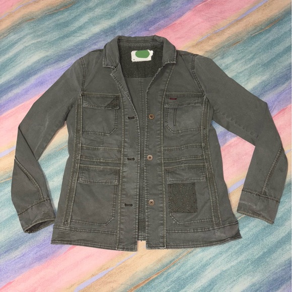Anthropologie Green Military Jacket size S “Run Ruby Jacket” - Picture 4 of 9